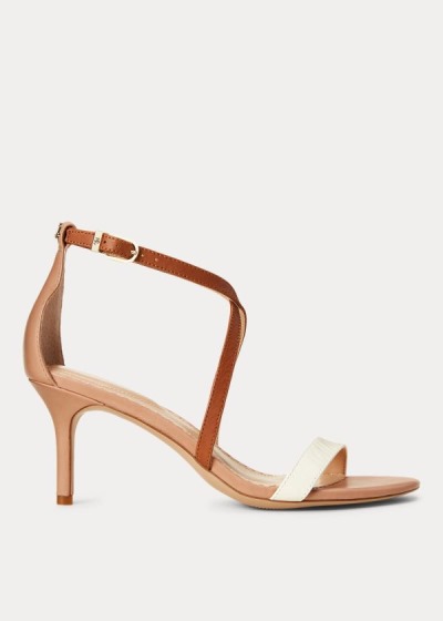 Women's Ralph Lauren Leaton Colorblock Sandals | 935462HGD